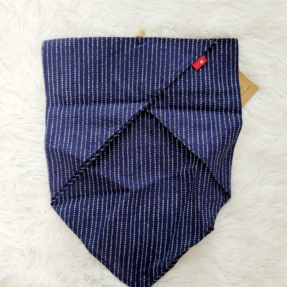 LEVIS Pet Bandana Blue White Stripe 18x18 For Pets‎ Only - Picture 2 of 4